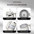 40oz Iced Coffee Tumbler 304 Stainless Steel Cup