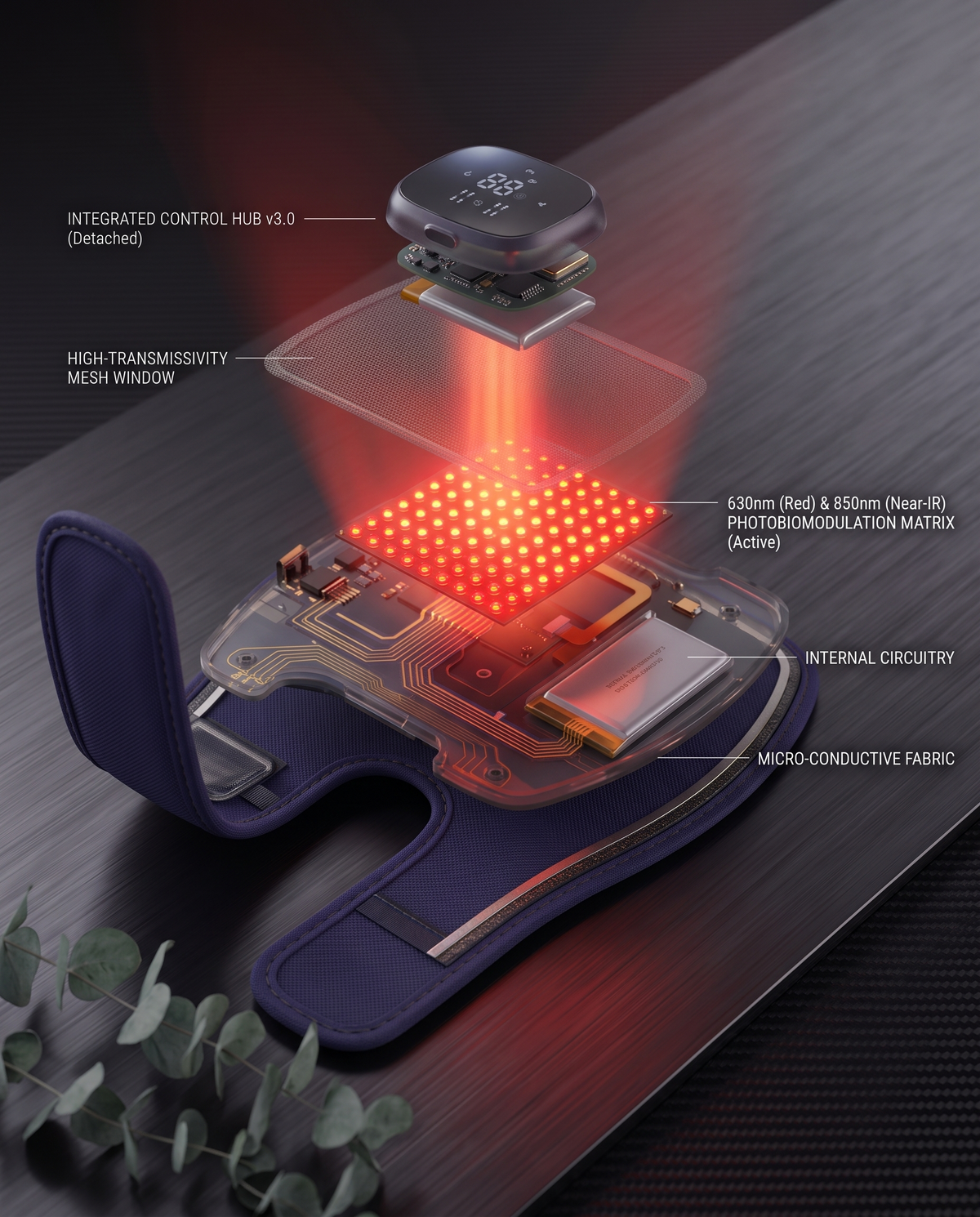 TIANO CURE Red Light Knee Massager