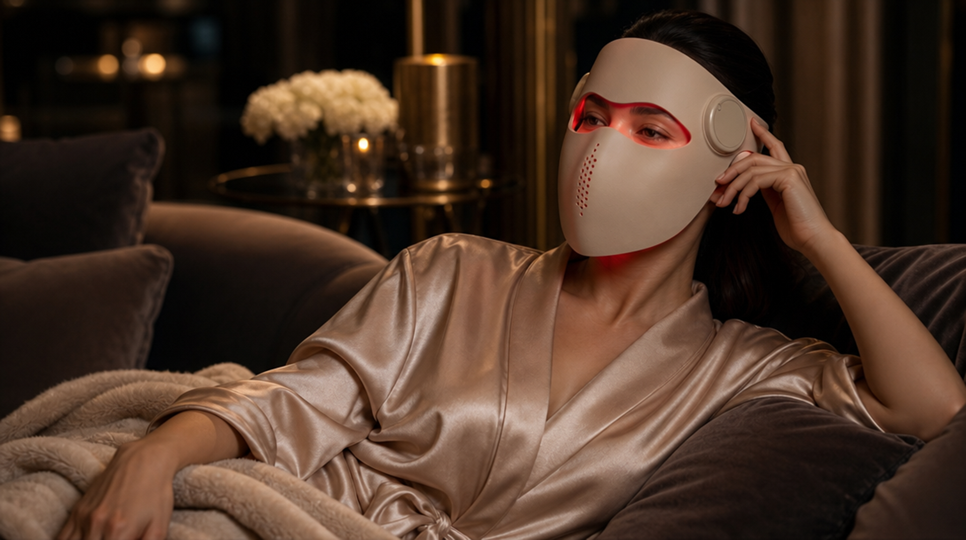 ⁠best cordless 4D red light therapy mask for at-home facial recovery